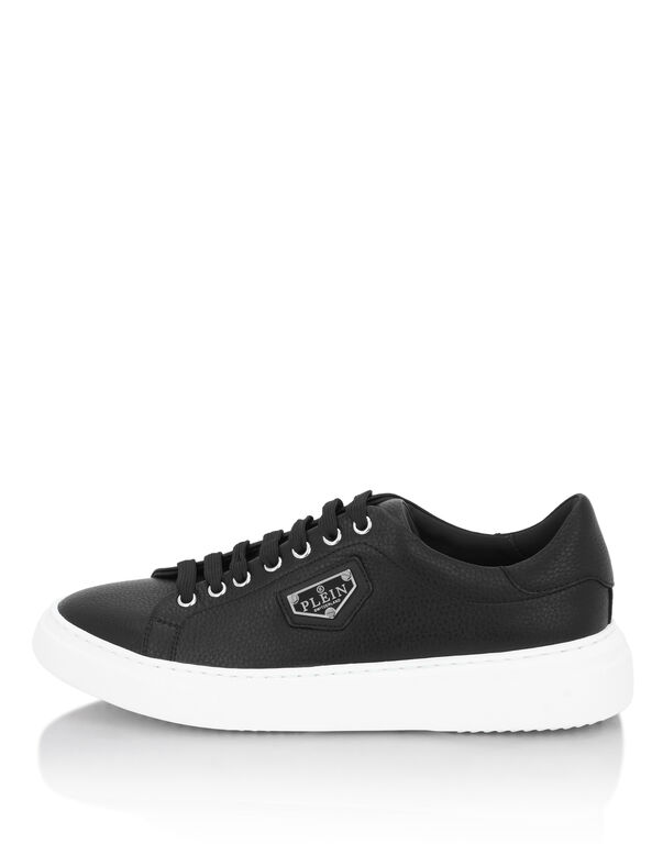 Leather Lo-Top Sneakers Iconic Plein