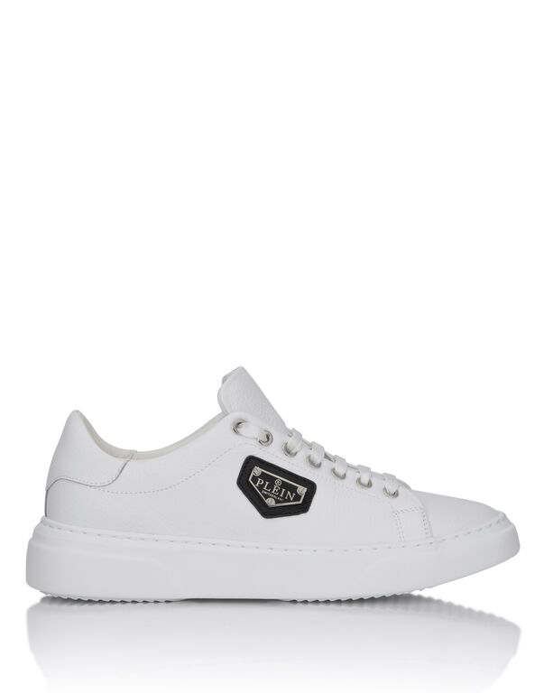 Leather Lo-Top Sneakers Iconic Plein