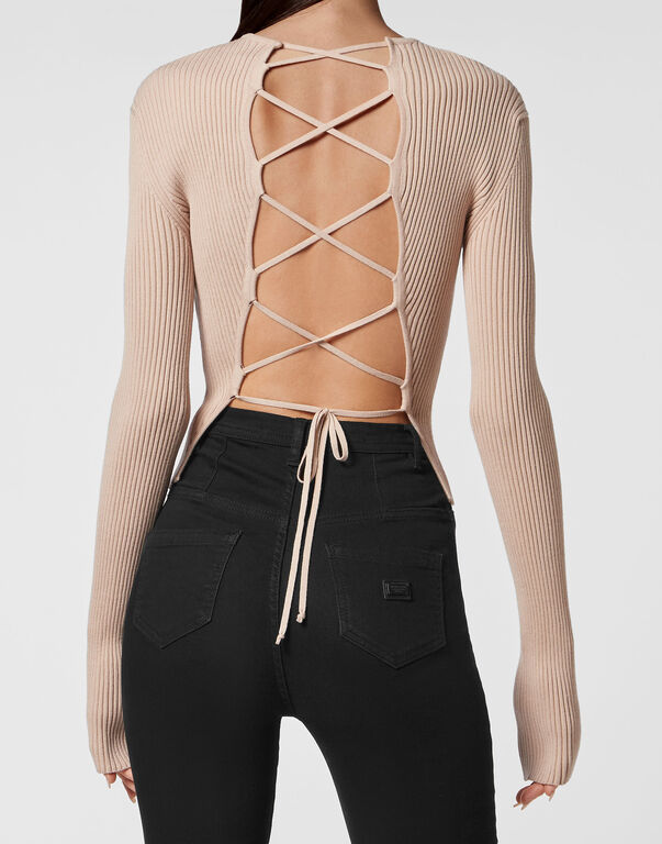 Knit Criss Cross Top