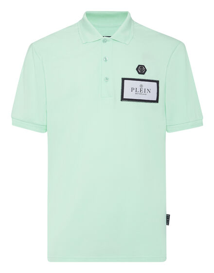 Polo shirt SS Label Contrast