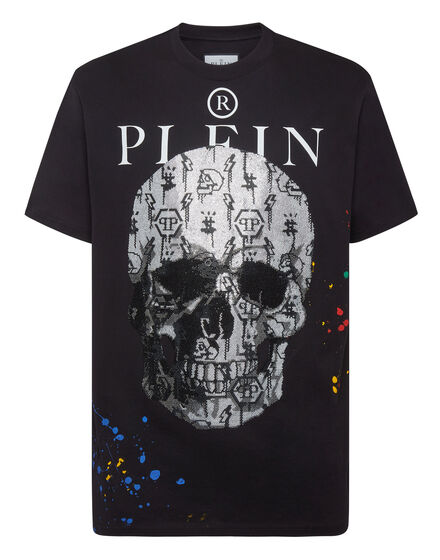 T-shirt Round Neck SS with Crystals