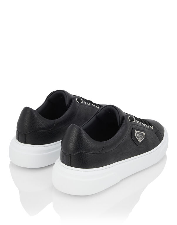 Leather Lo-Top Sneakers Iconic Plein