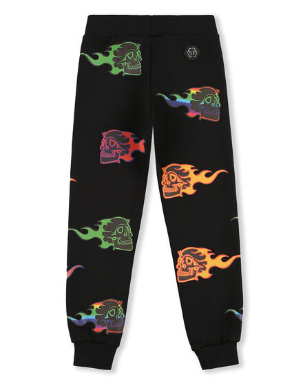 Jogging Trousers Skull on fire