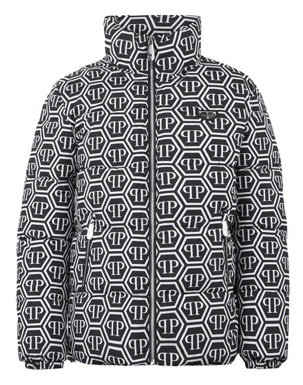Nylon Puffer Jacket Monogram