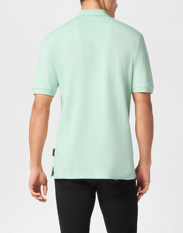 Polo shirt SS Label Contrast