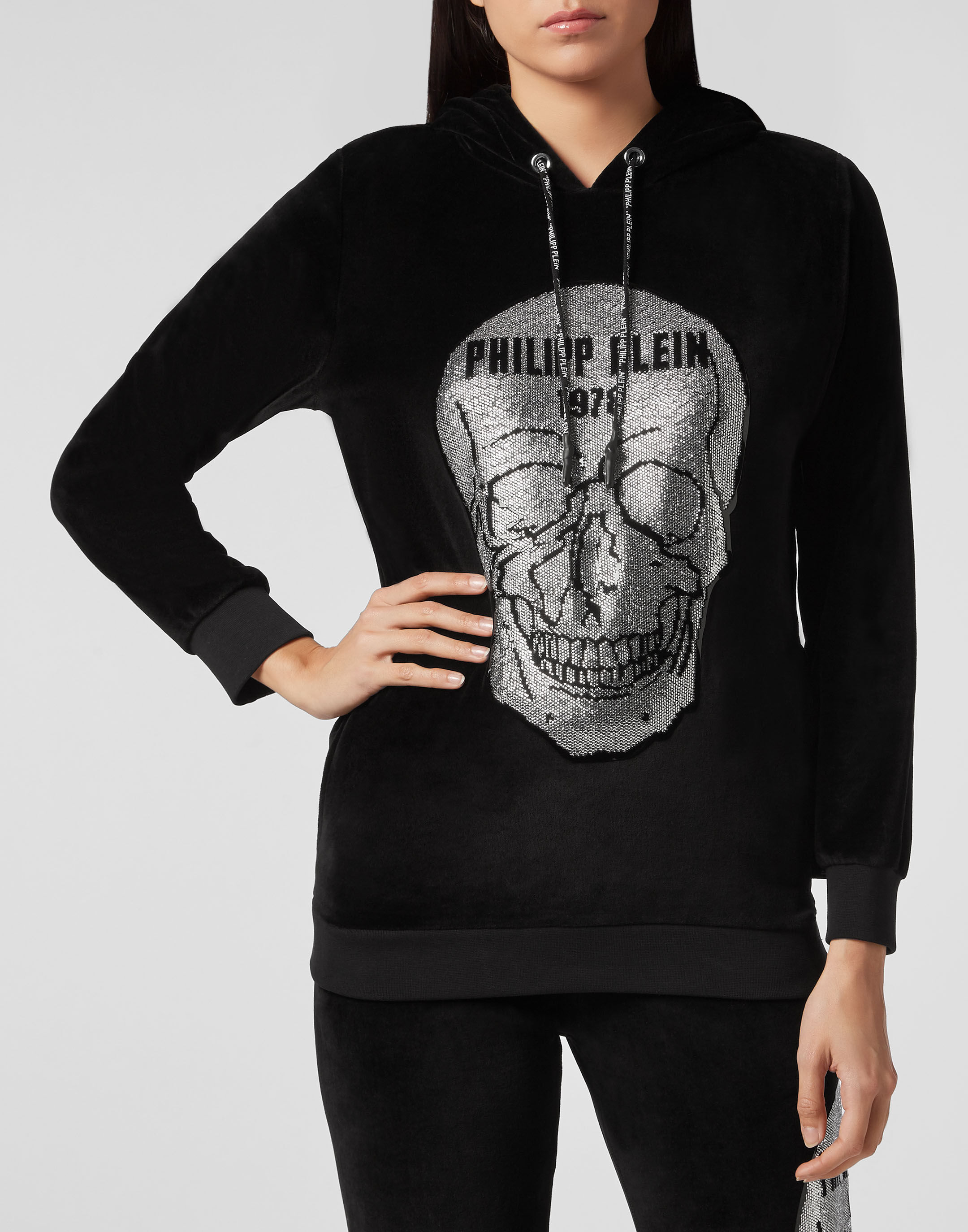 Philipp plein best sale hoodie sweatshirt skull