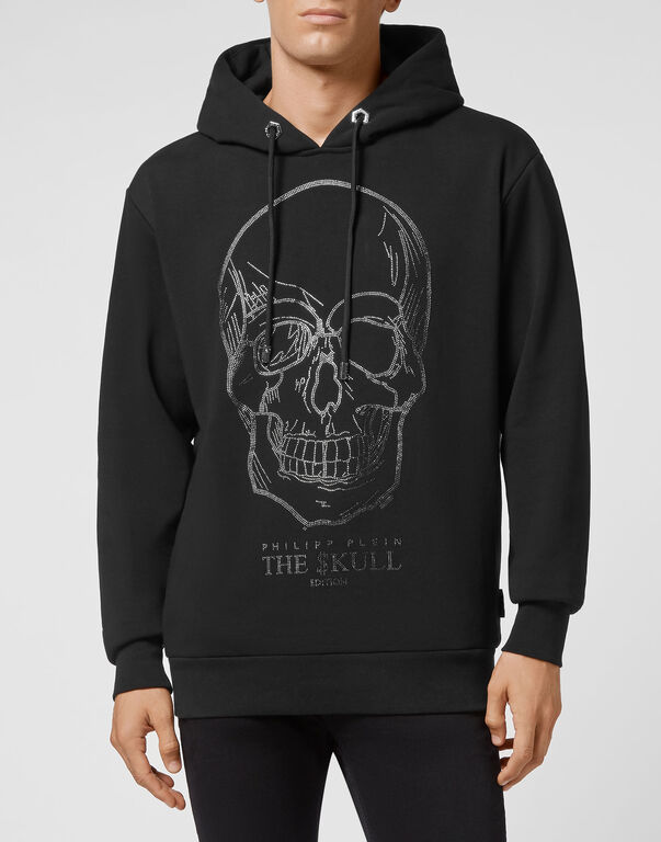 Hoodie sweatshirt stones Skull