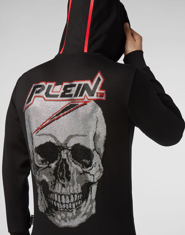 Hoodie Sweatjacket Space Plein