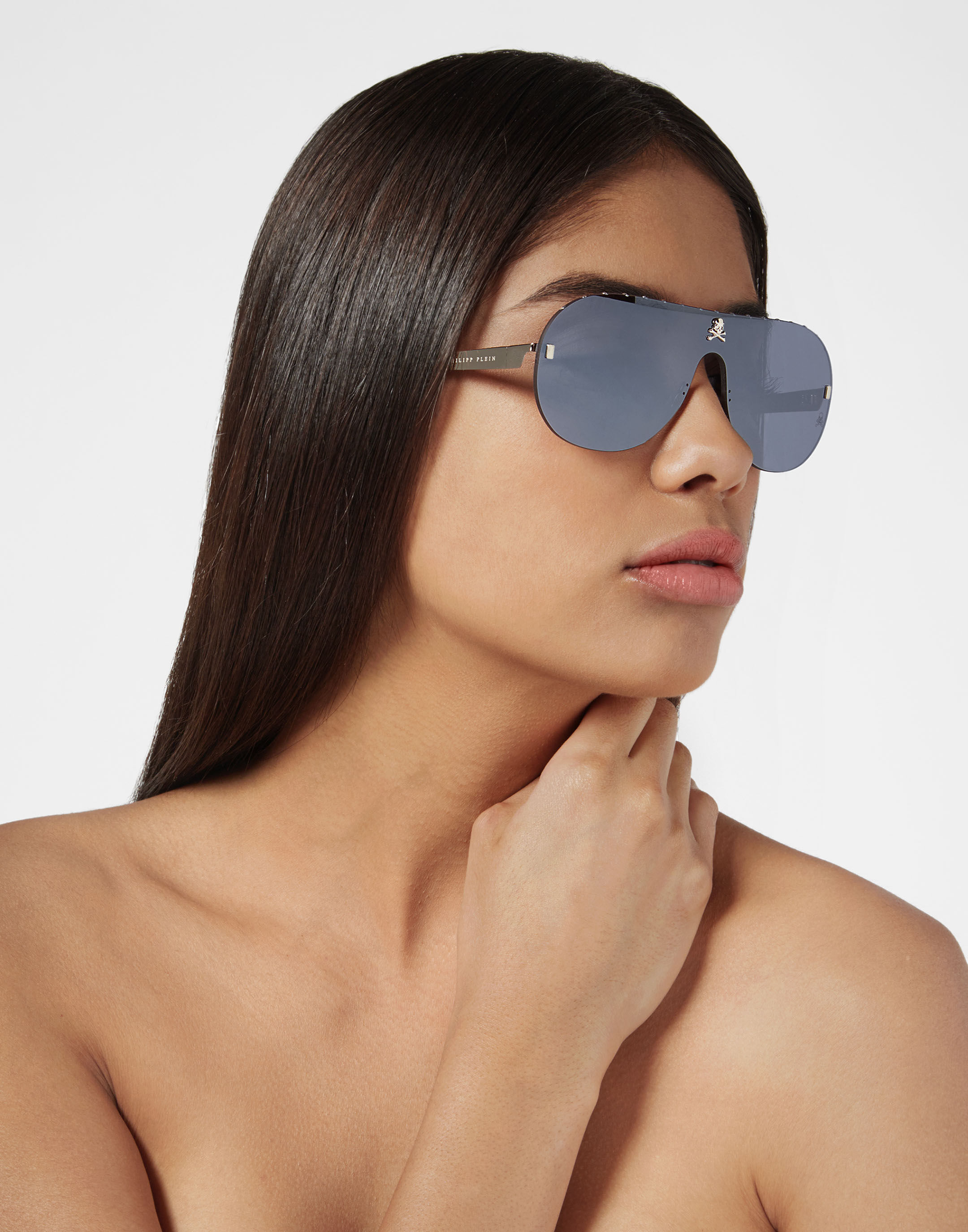 Aviator sunglasses with studs sales