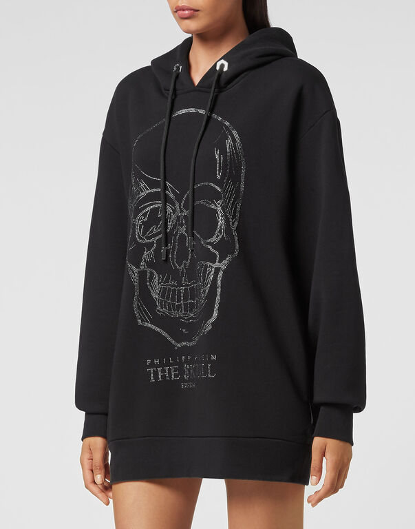 Hoodie sweatshirt stones Skull