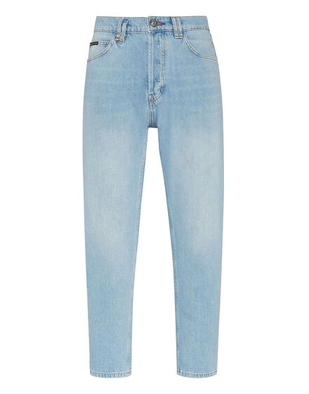 Denim Trousers Carrot Fit Iconic Plein