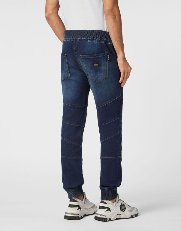 Denim Jogging Trousers