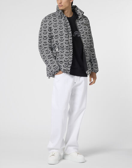 Nylon Puffer Jacket Monogram