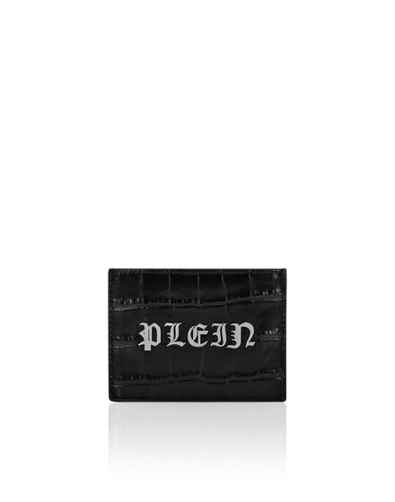 Crocco Printed Leather Credit Cards Holder Gothic Plein