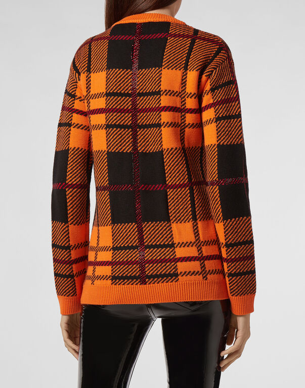 Pullover Round Neck SS Tartan