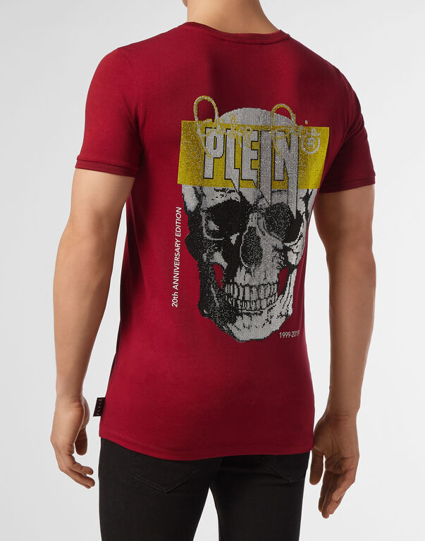 T-shirt Platinum Cut V-Neck Skull