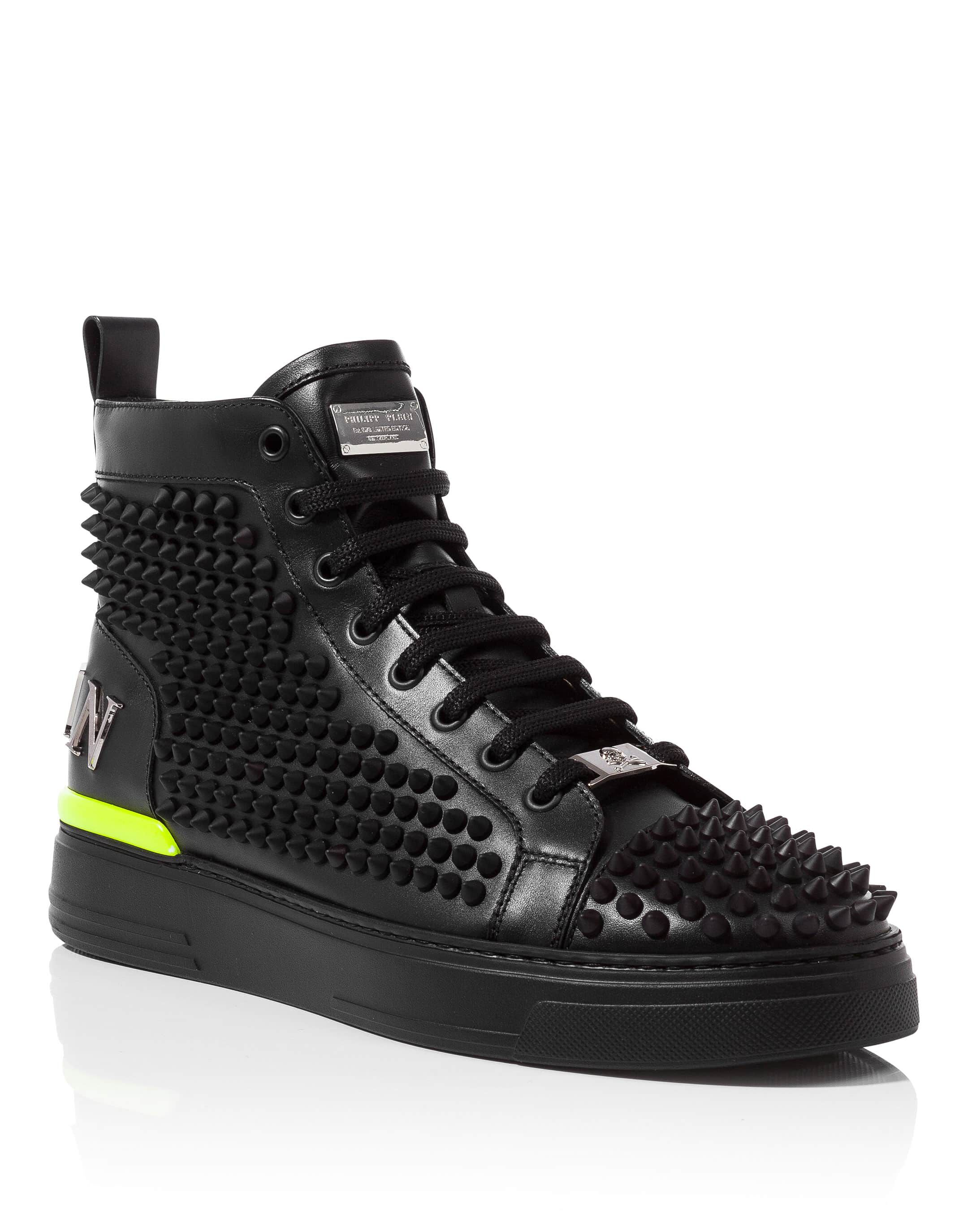 Philipp plein studded sneakers clearance