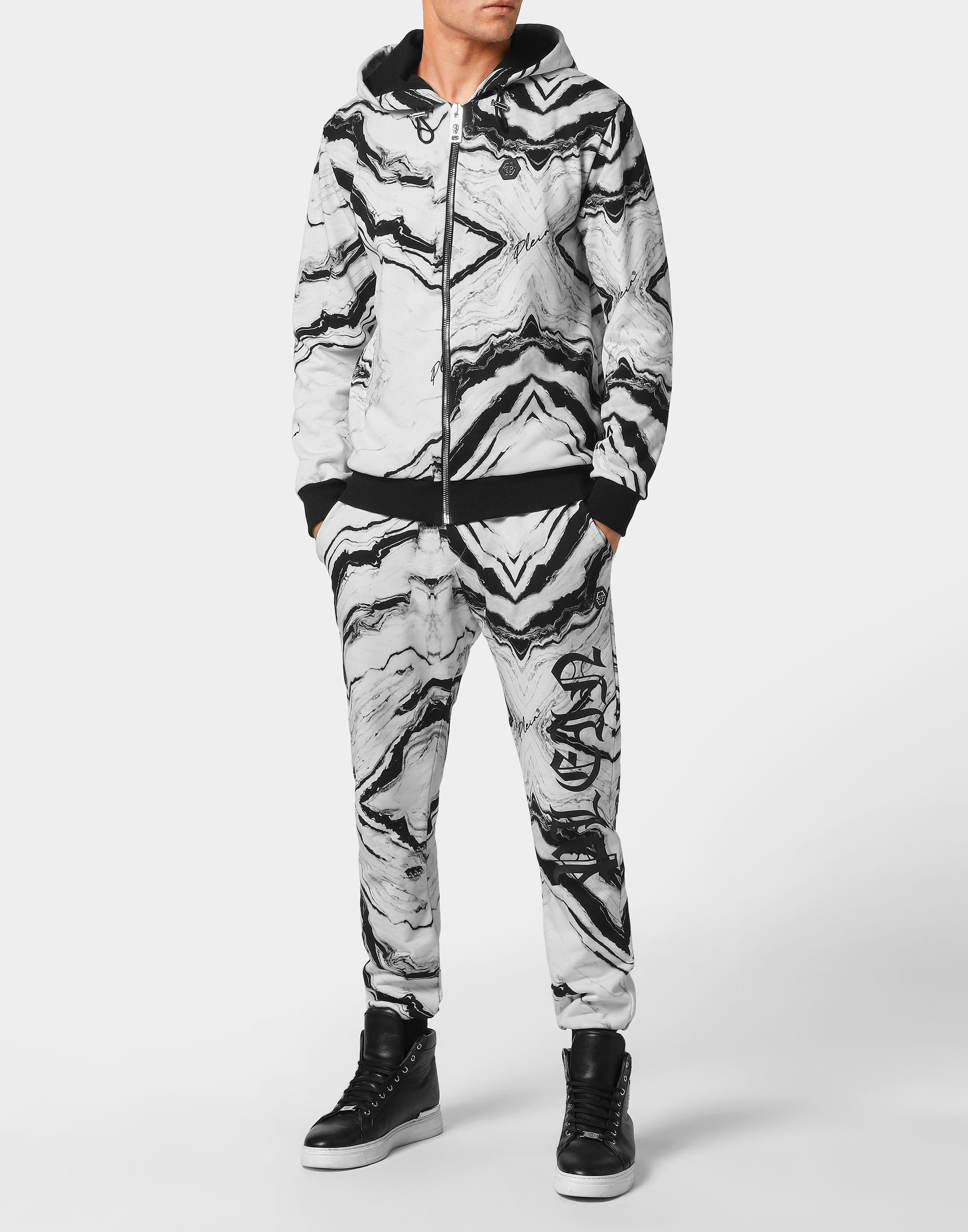 Jogging tracksuit Top Trousers Marble Philipp Plein Outlet