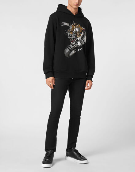 Hoodie Sweatshirt Crystal Tattoo