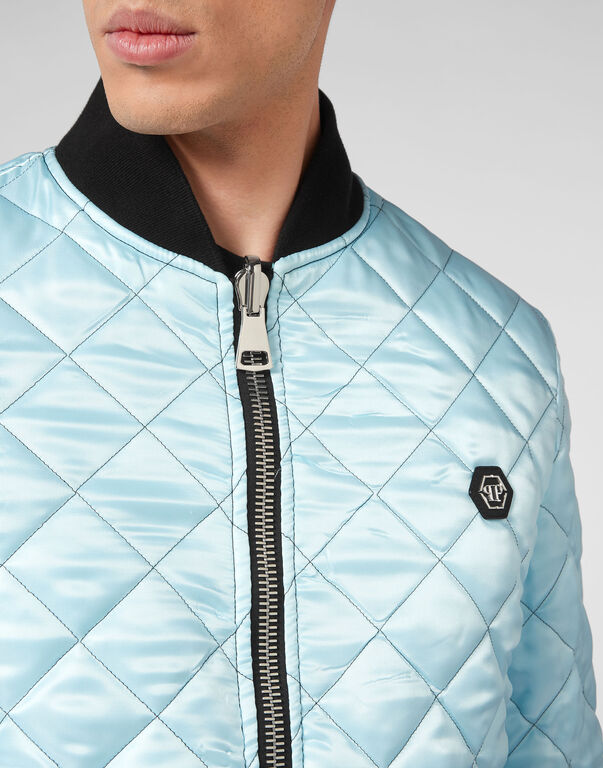 Satin Bomber Love Tattoo