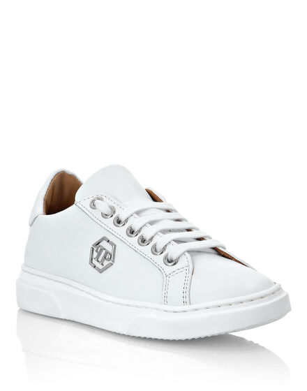 Leather Lo-Top Sneakers Hexagon