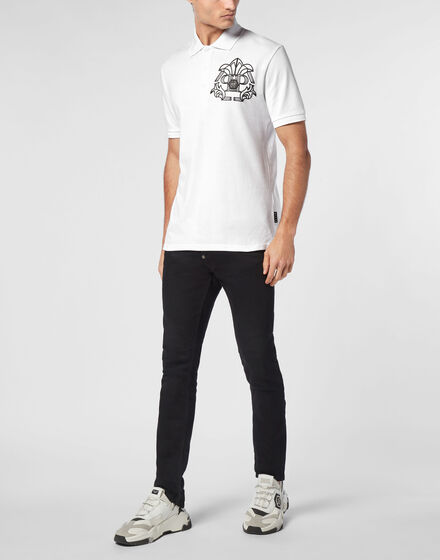 Pique Polo shirt SS Skull&Bones