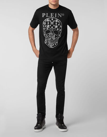 T-shirt Round Neck SS with Crystals