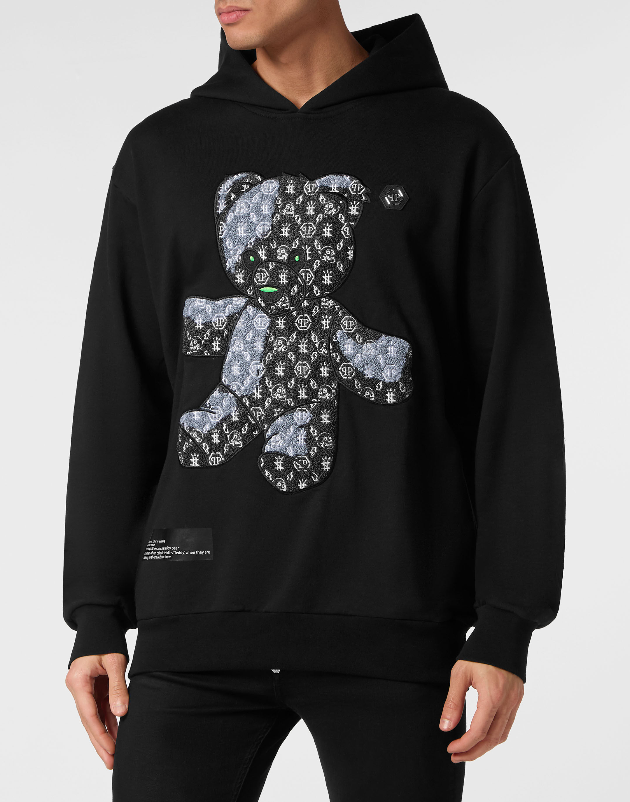 Teddy bear hoodie men discount