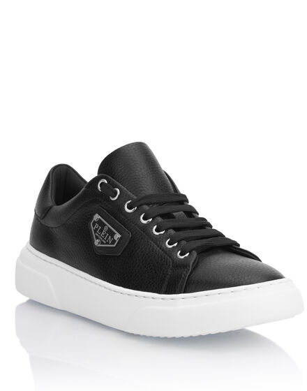 Leather Lo-Top Sneakers Iconic Plein
