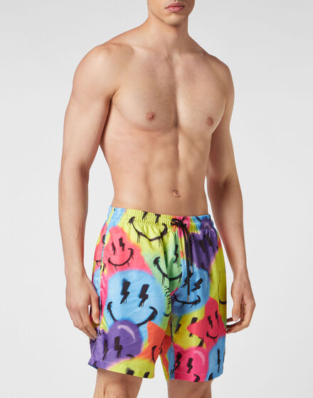Printed Jogging Shorts Smile All-over