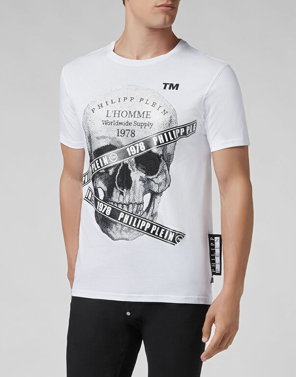 T-shirt Platinum Cut Round Neck Philipp Plein TM