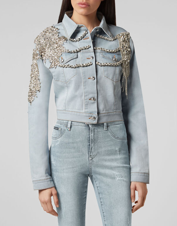 Denim Jacket Crystal