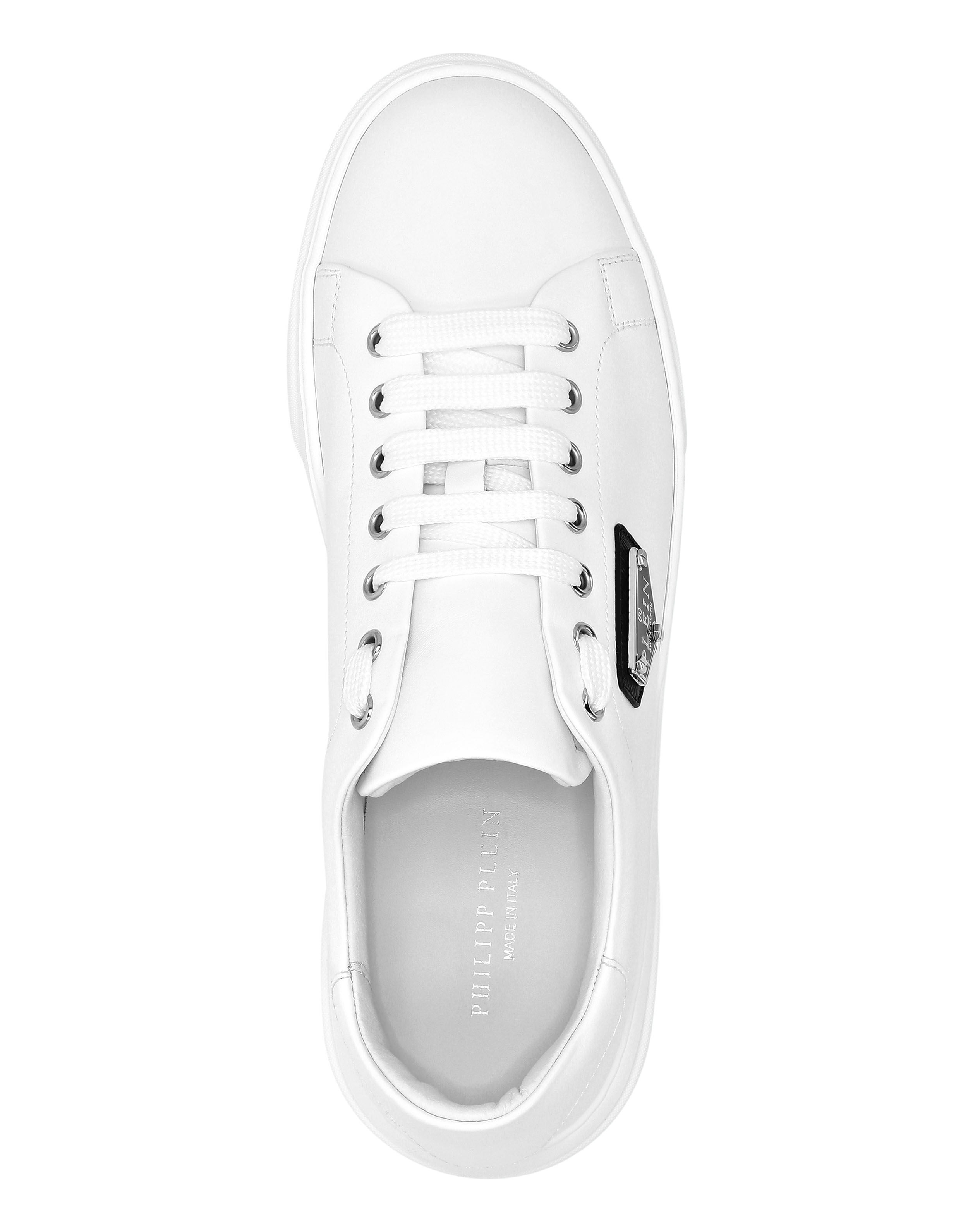 スニーカー PHILIPP PLEIN Men Sneakers White UADSUSC0702PLE075N 01 Lo-Top Sneakers Iconic Plein | Philipp Plein Outlet