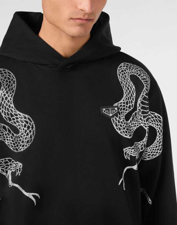 Hoodie Crystal Snake