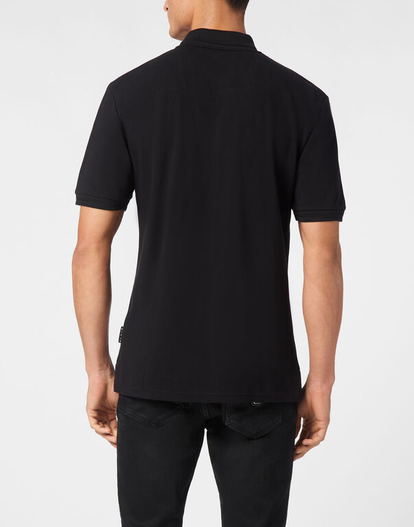 Polo shirt SS Label Contrast