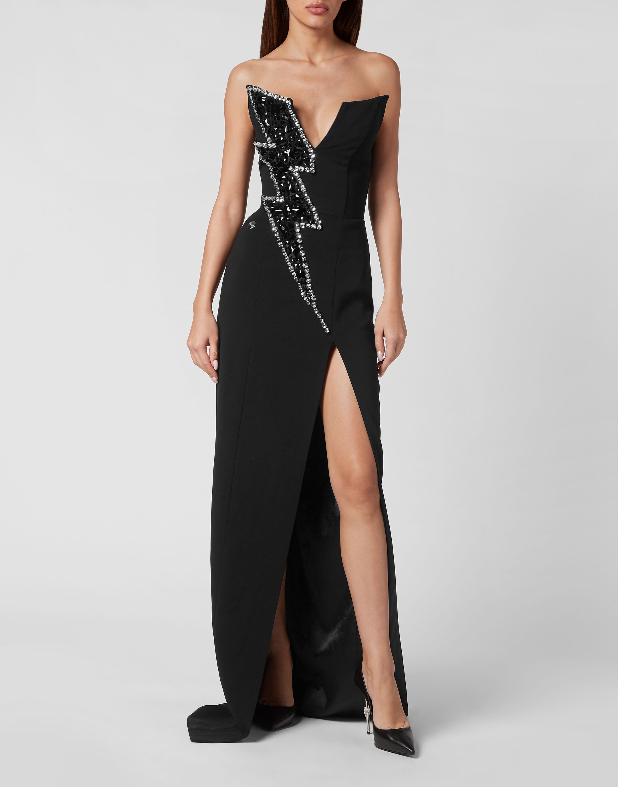 パーティードレス PHILIPP PLEIN SAEC WRG3332 PJY002N02 Dresses Dresses & Skirts | Philipp Plein
