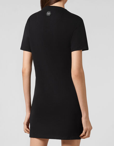 T-Shirt Short Dresses Classic Skull strass