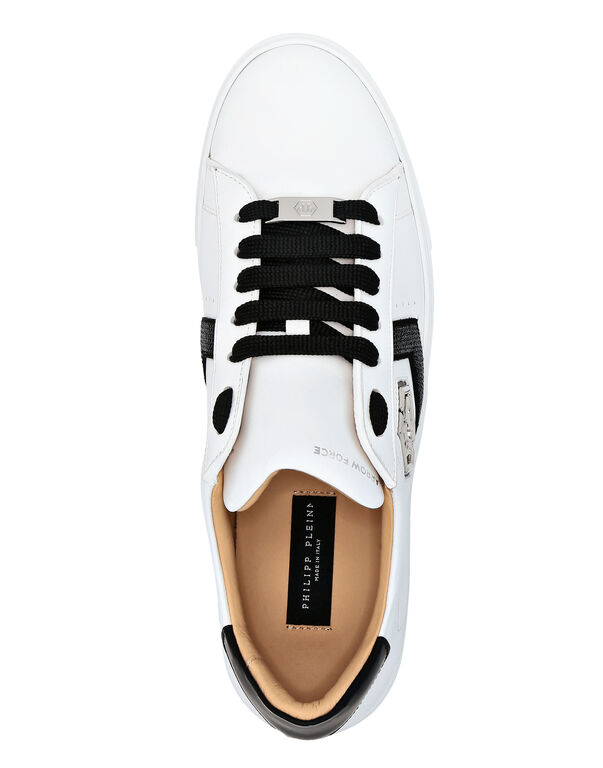 Lo-Top Leather Arrow Force Strass Sneakers