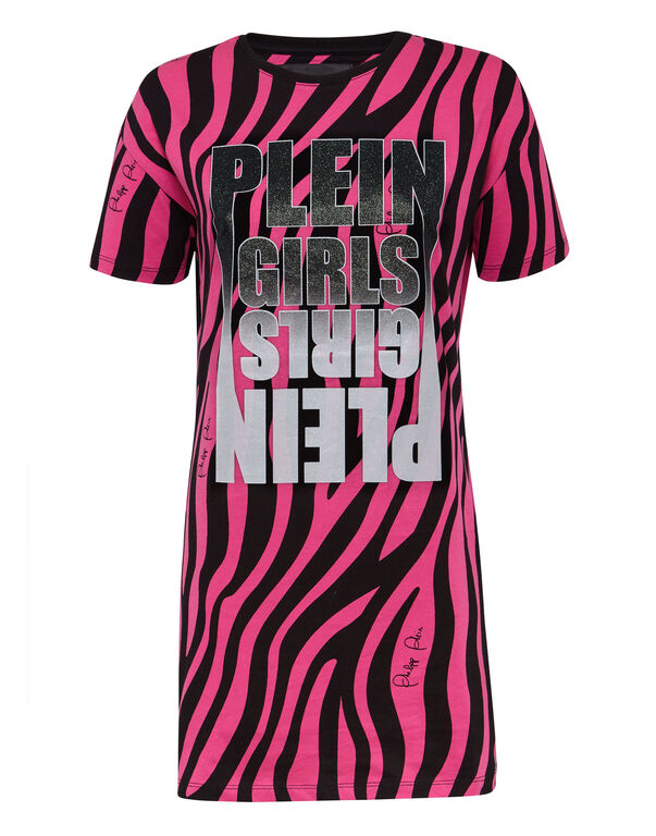 T-Shirt Short Dresses Zebra