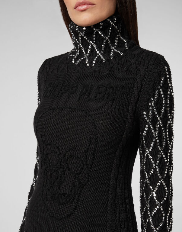 Knit Dress Skull