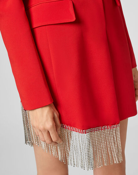 Blazer Dress Fringe