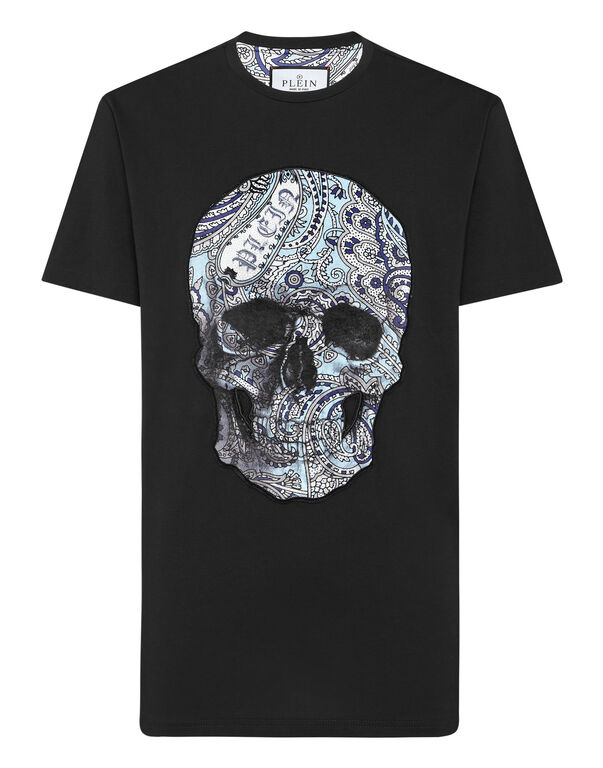 T-shirt Round Neck SS Paisley Skull