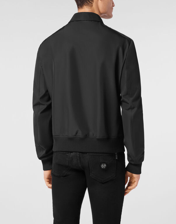 Bomber Jacket Elaphe Inserts