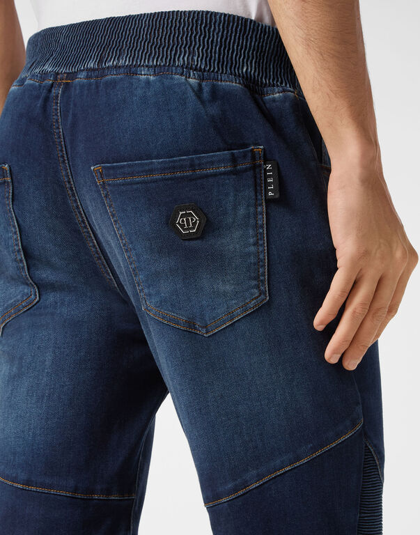 Denim Jogging Trousers