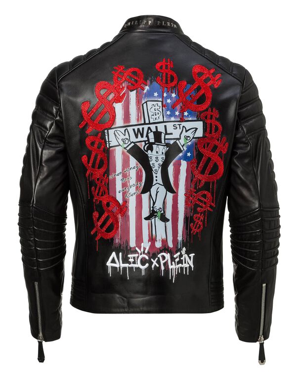 Leather Jacket "Alec M three"