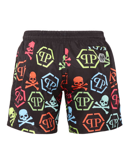 Beachwear Trousers Skull and Plein