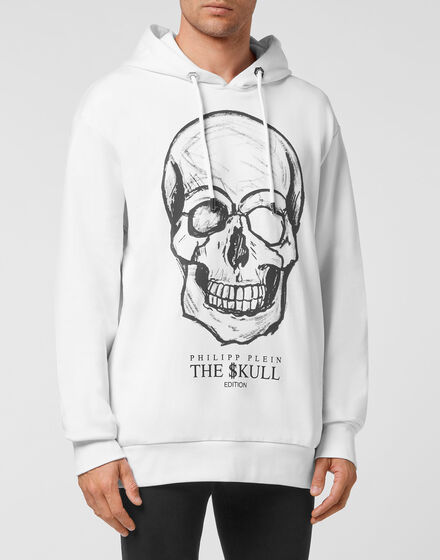 Hoodie sweatshirt print Skull