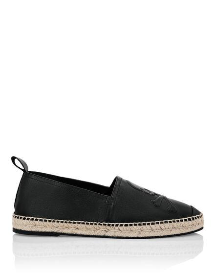 Leather Espadrillas Skull
