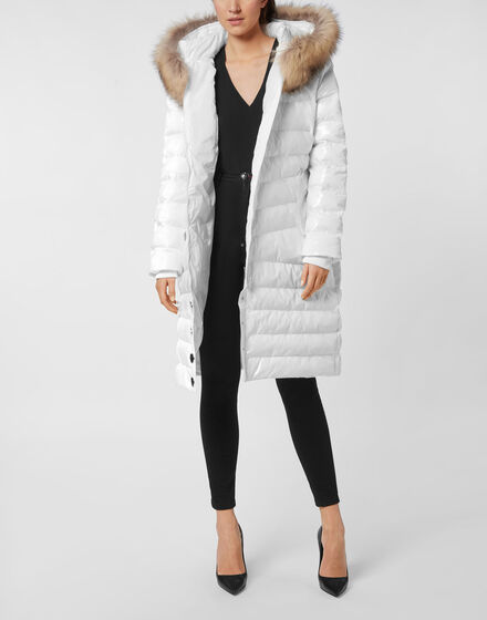 Nylon Long Down Jacket Nylon Long Down Jacket