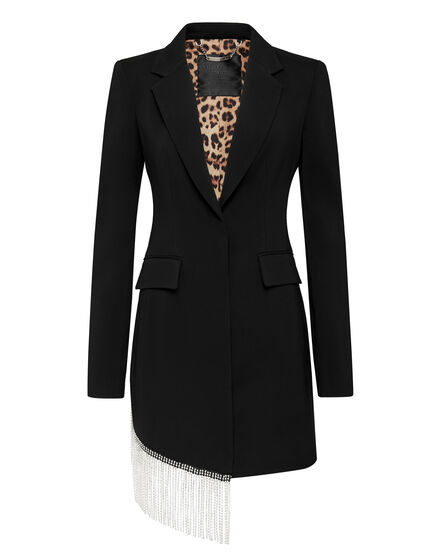 Blazer Dress Fringe